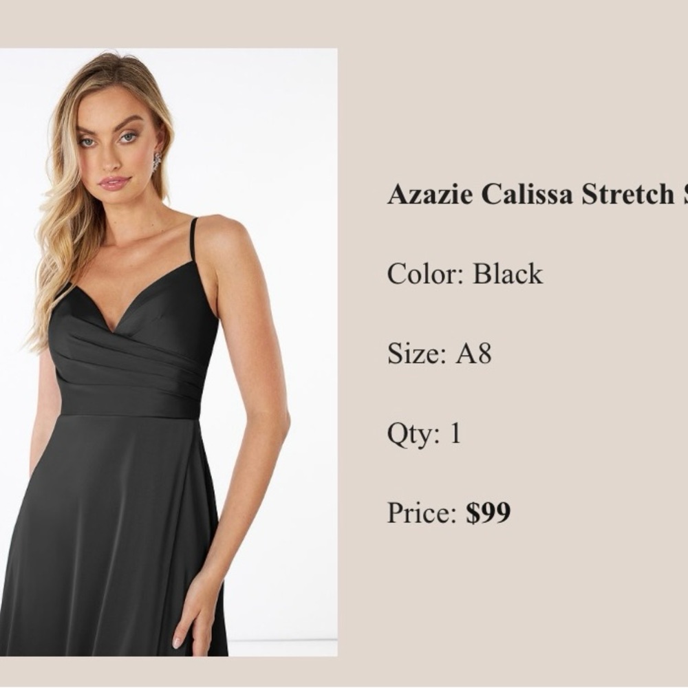 Azazie bridesmaids dress.